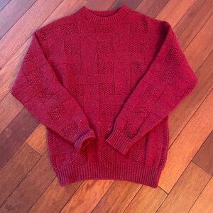 Pendleton Men's Rich Red Crewneck Sweater